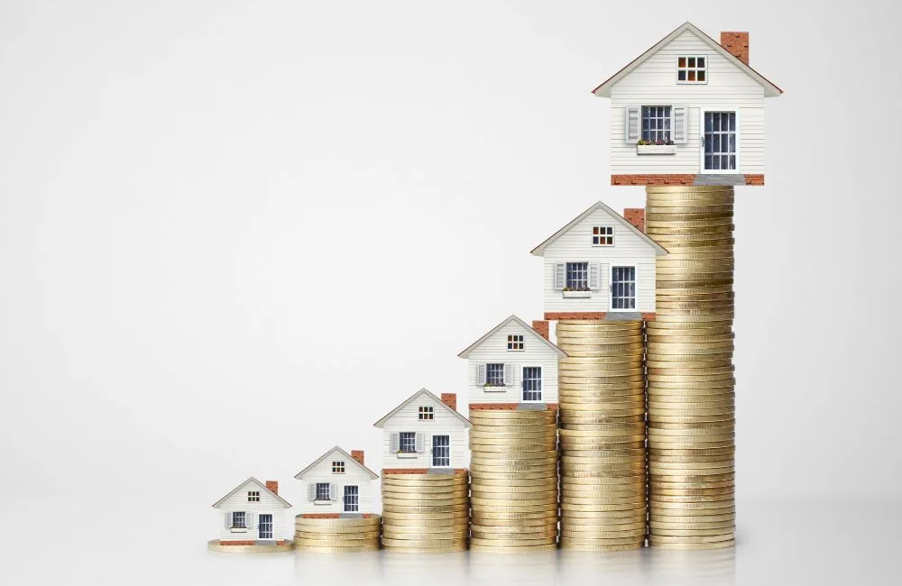 コインと家の画像