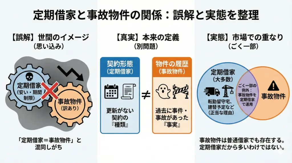 定期借家と事故物件の関係