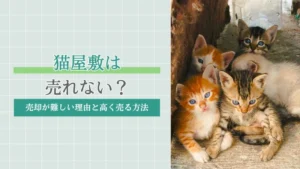 猫屋敷は売れない？売却が難しい理由と高く売る方法